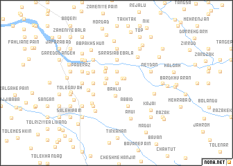 map of Qal‘eh Safīd